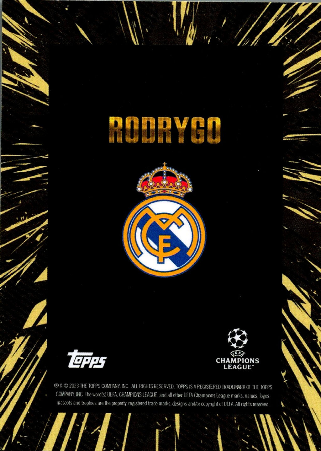 TOPPS DECO 2023/2024 RODRYGO GOLD