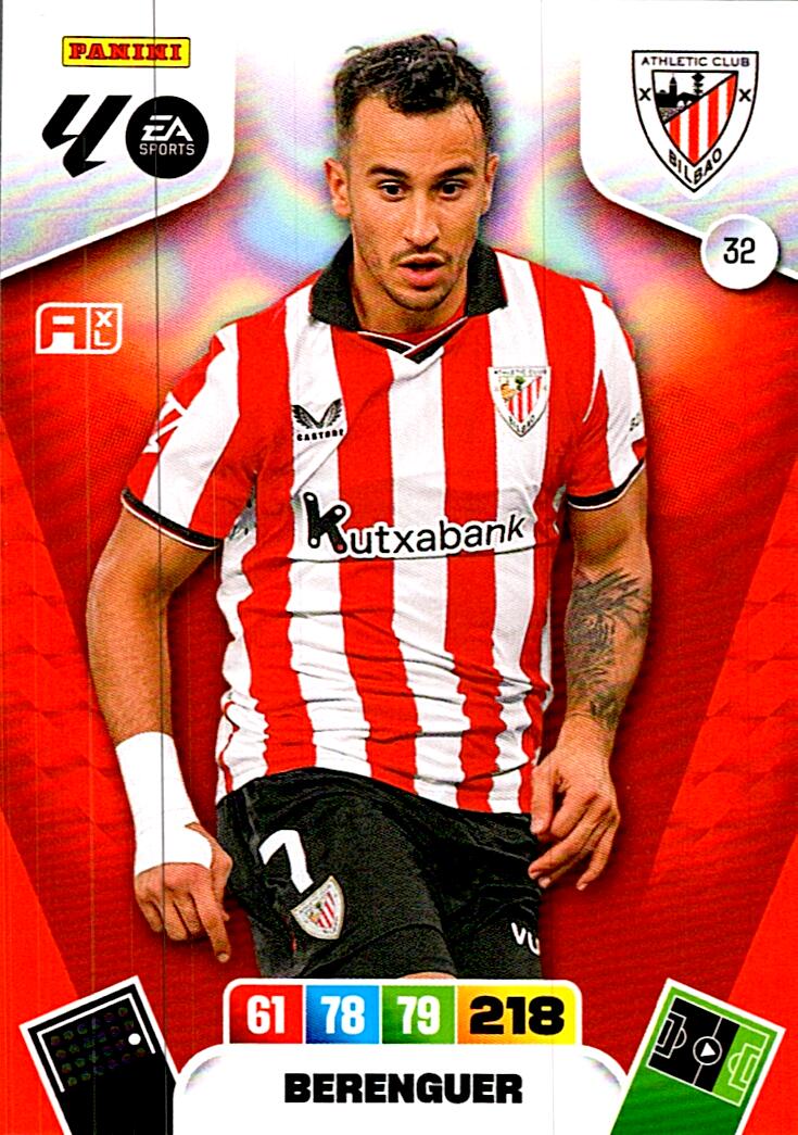 ADRENALYN LA LIGA 2025/2026 BERENGUER ATHLETIC CLUB Nº32