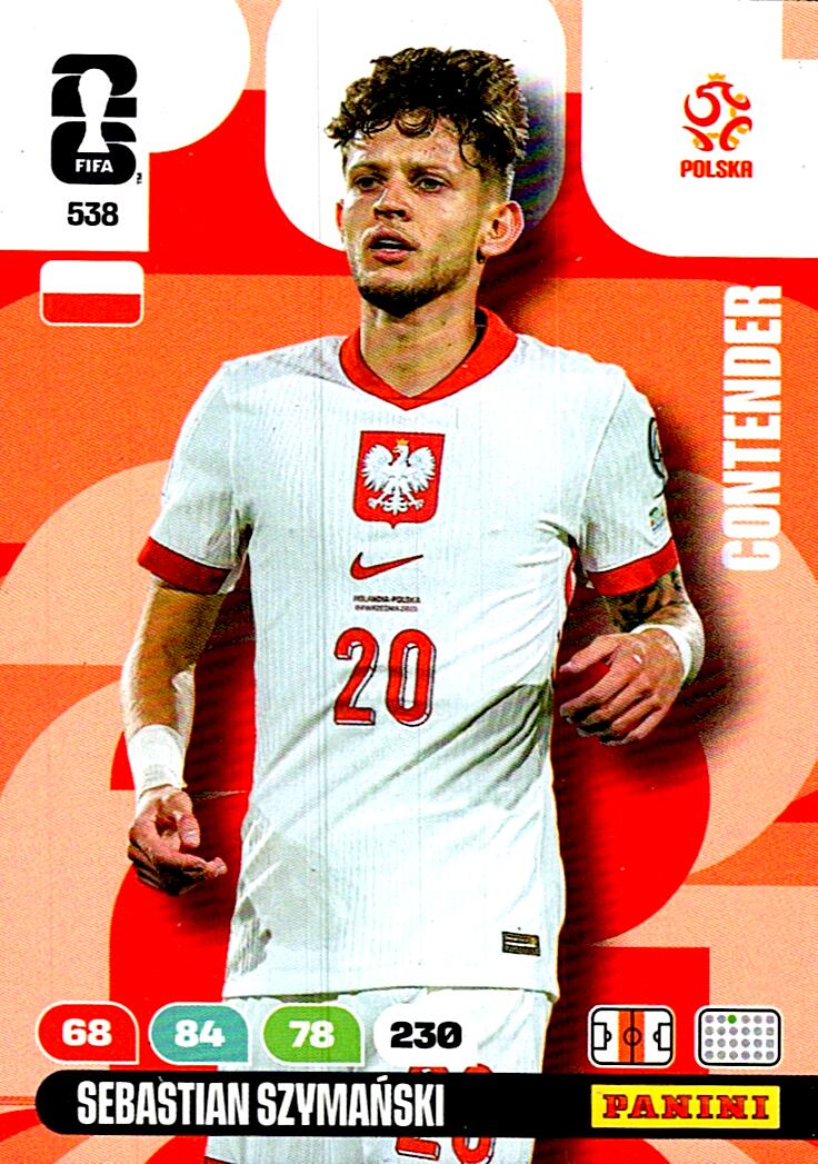 ADRENALYN WORLD CUP 2026 SEBASTIAN SZYMANSKI POLSKA Nº538