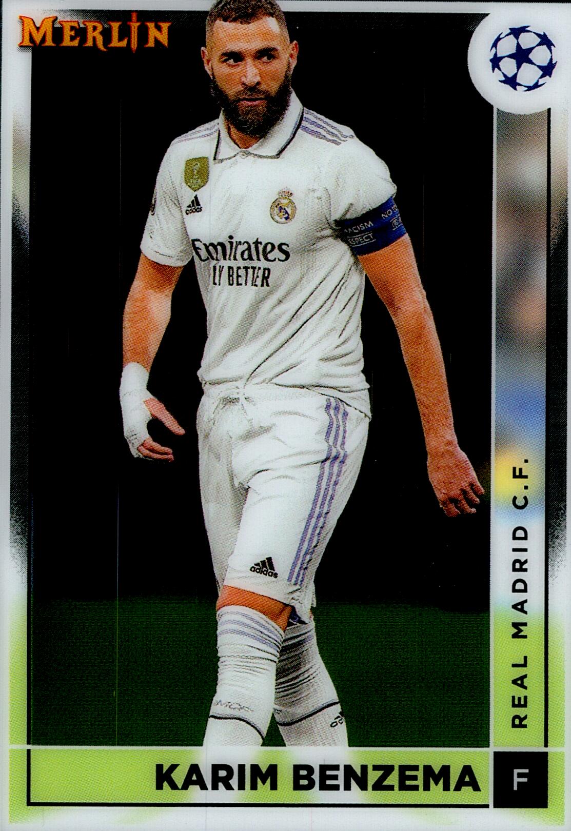 TOPPS MERLIN UCL 2022/2023 BENZEMA Nº120