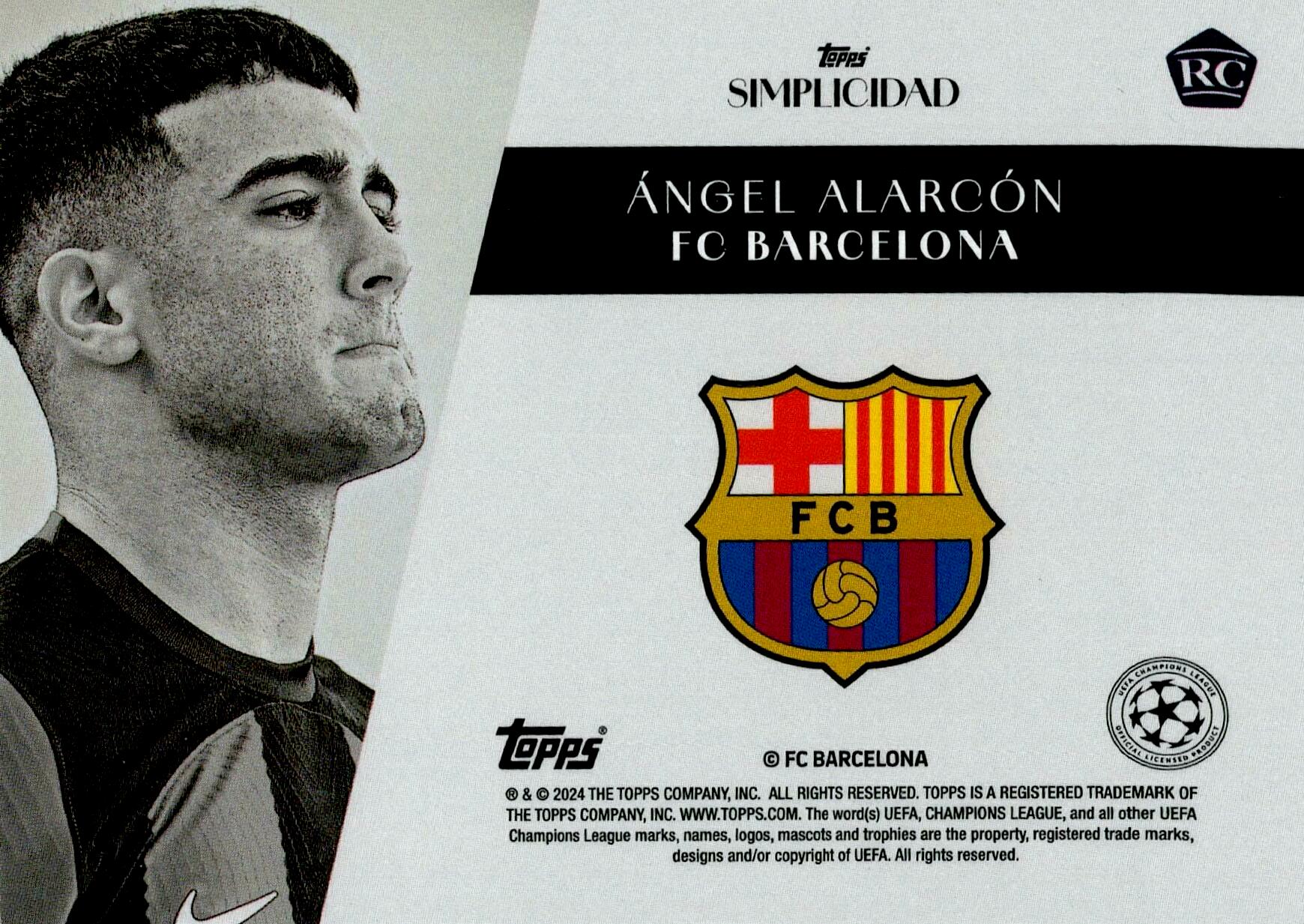 TOPPS SIMPLICIDAD 2023/2024 ANGEL ALARCÓN ROOKIE