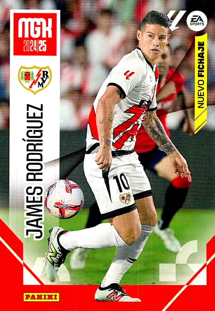 MEGACRACKS 2024/2025 JAMES RODRIGUEZ NUEVO FICHAJE Nº494 TERCERA EDICION