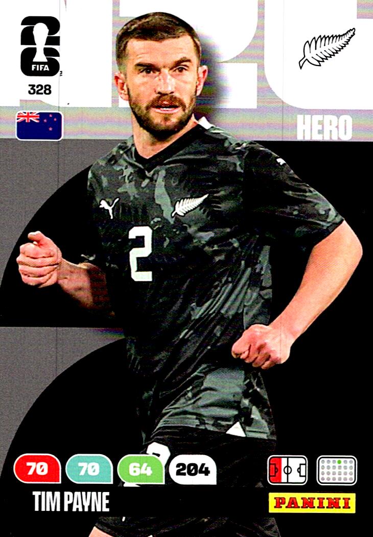 ADRENALYN WORLD CUP 2026 TIM PAYNE NEW ZEALAND Nº328