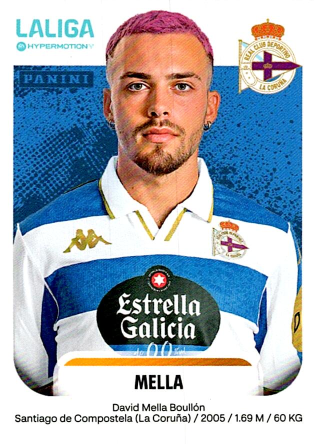 LALIGA HYPERMOTION 2025-26 MELLA DEPORTIVO DE LA CORUÑA Nº187