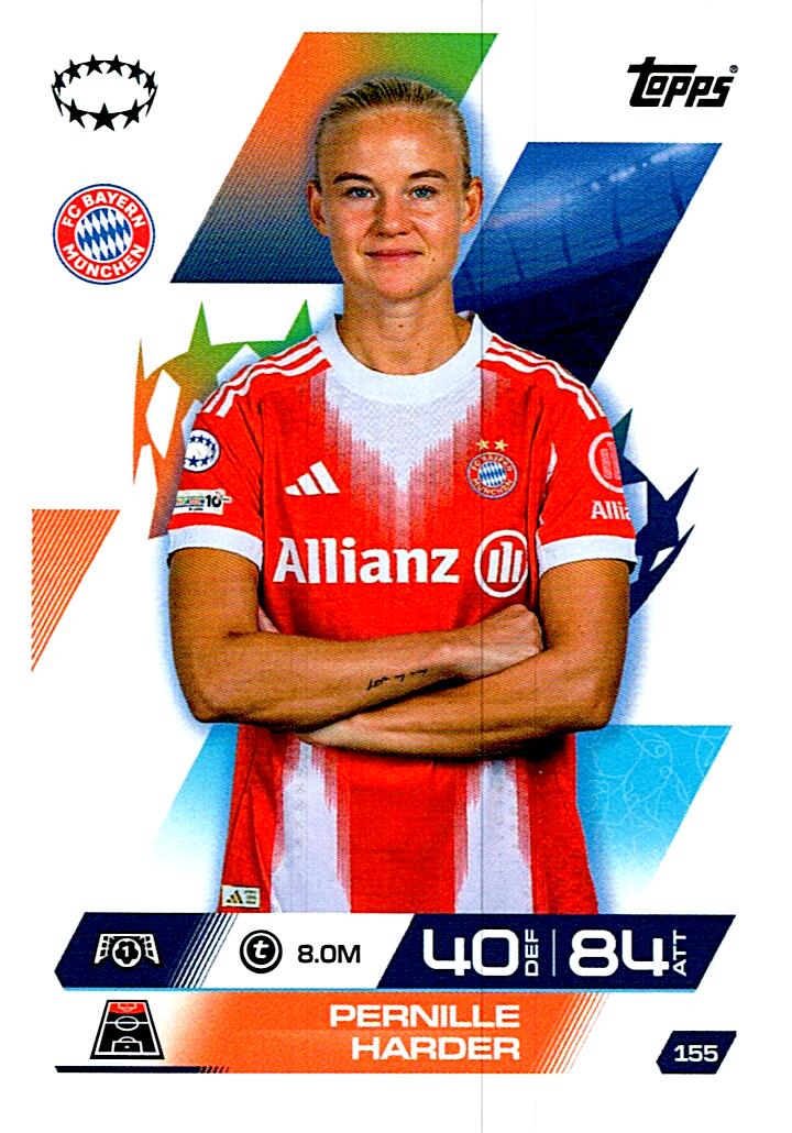 TOPPS MATCH ATTAX EXTRA 2025/26 PERNILLE HARDER Nº155