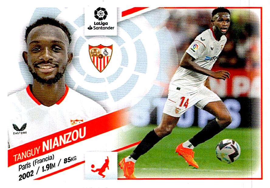 Cromo Liga Este 2022/2023 NIANZOU ULTIMO FICHAJE Nº37 TERCERA EDICION