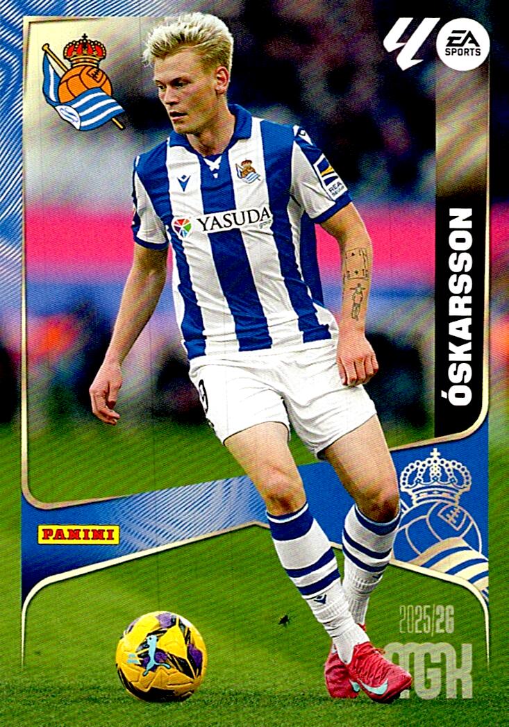 MEGACRACKS 2025/2026 OSKARSSON REAL SOCIEDAD Nº323