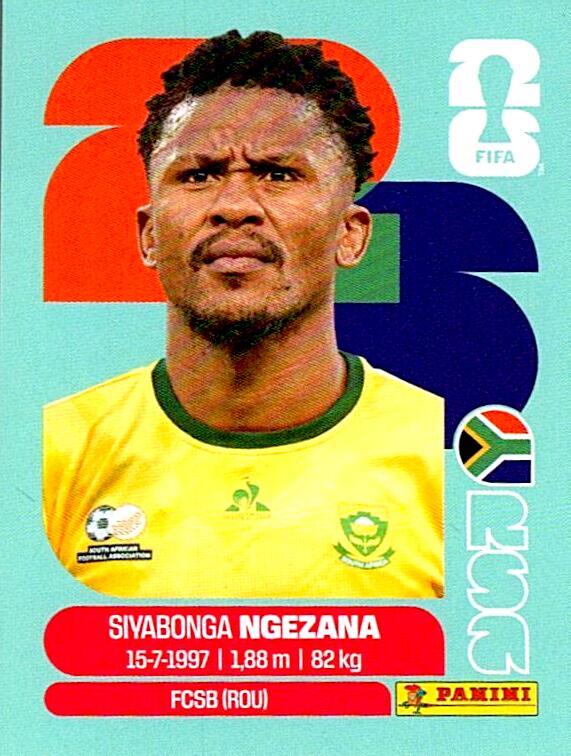 STICKERS FIFA WORLD CUP 2026 SIYABONGA NGEZANA NºRSA 8