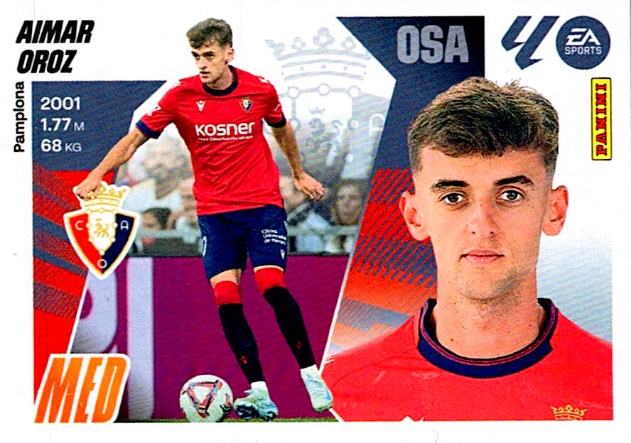 LIGA ESTE 2025/2026 CA OSASUNA AIMAR OROZ Nº16