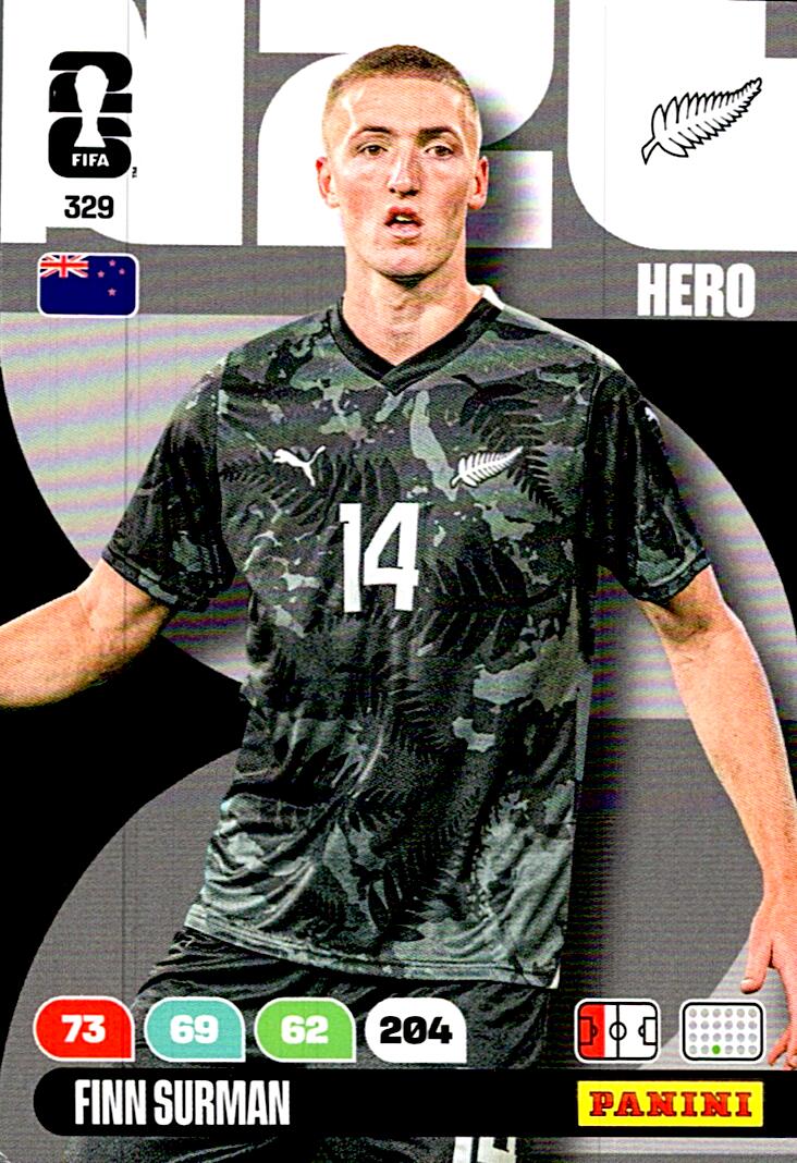 ADRENALYN WORLD CUP 2026 FINN SURMAN NEW ZEALAND Nº329