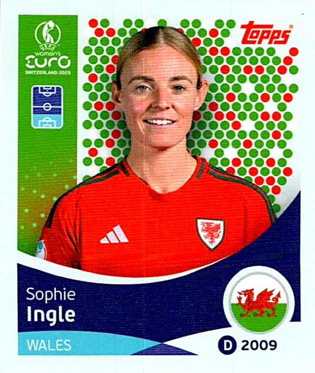 TOPPS WOMEN´S EURO SWITZERLAND 2025 SOPHIE INGLE Nº272
