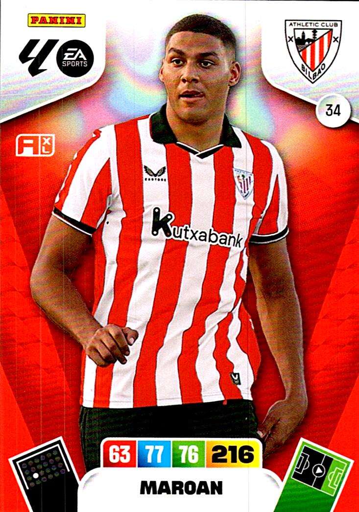 ADRENALYN LA LIGA 2025/2026 MAROAN ATHLETIC CLUB Nº34