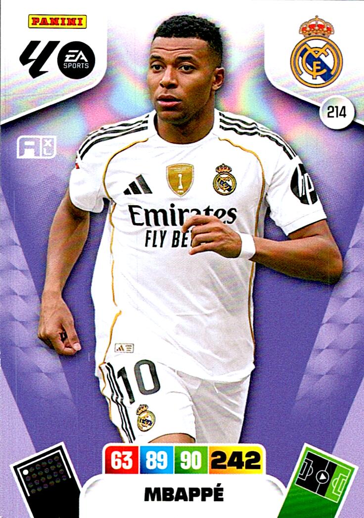 ADRENALYN LA LIGA 2025/2026 MBAPPE REAL MADRID Nº214