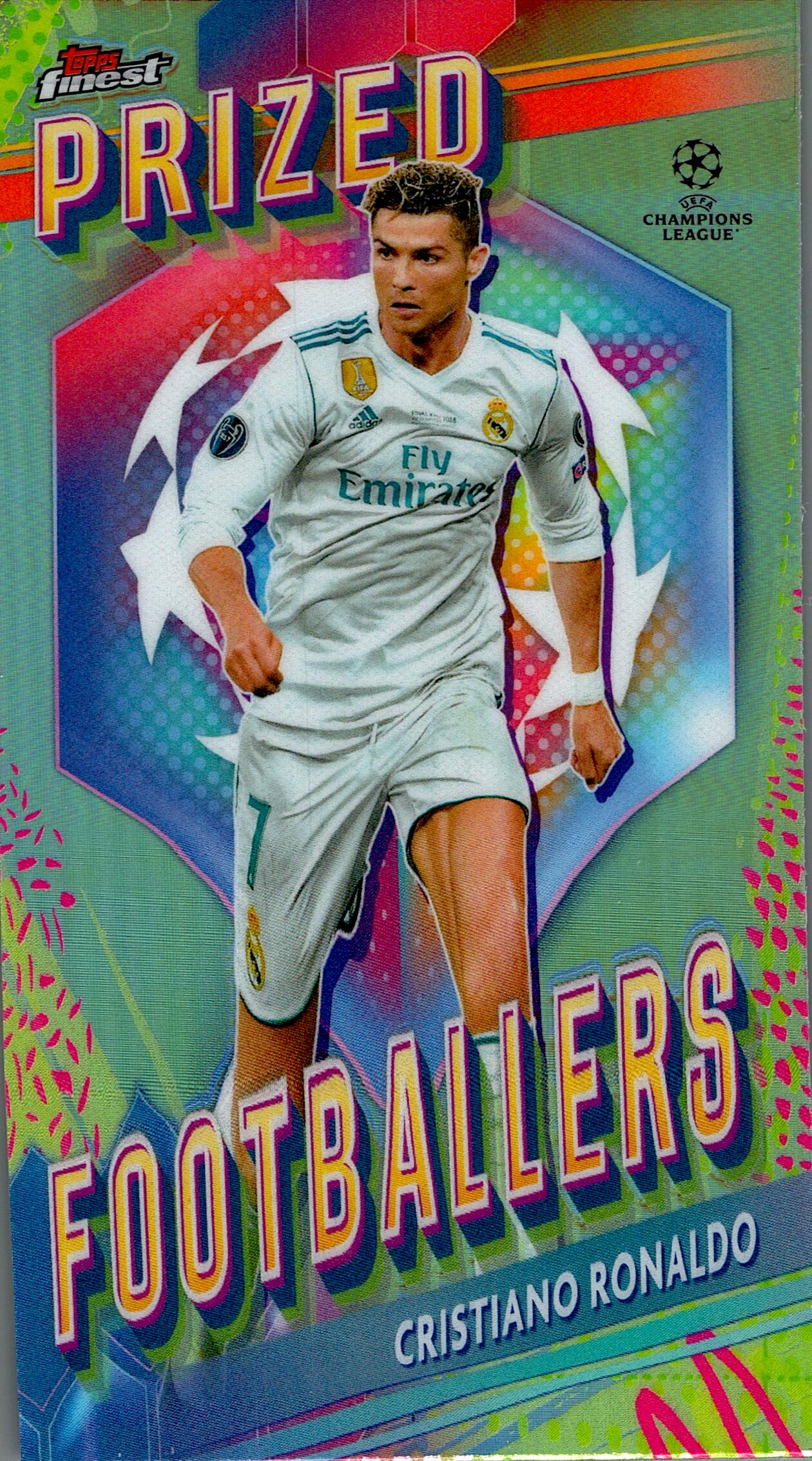 TOPPS FINEST PRIZED 2023/2024 CRISTIANO RONALDO NºPF-3