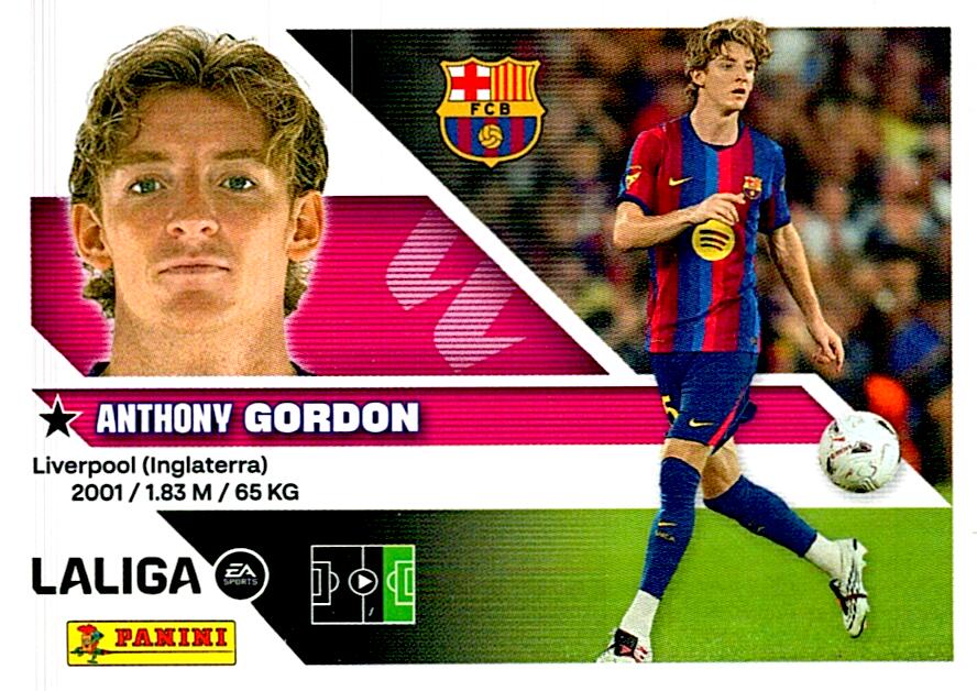 LIGA ESTE 2026/2027 GORDON ULTIMO FICHAJE Nº24 TERCERA EDICION