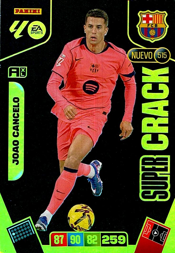 ADRENALYN LA LIGA 2025/2026 JOAO CANCELO NUEVO SUPERCRACK Nº515