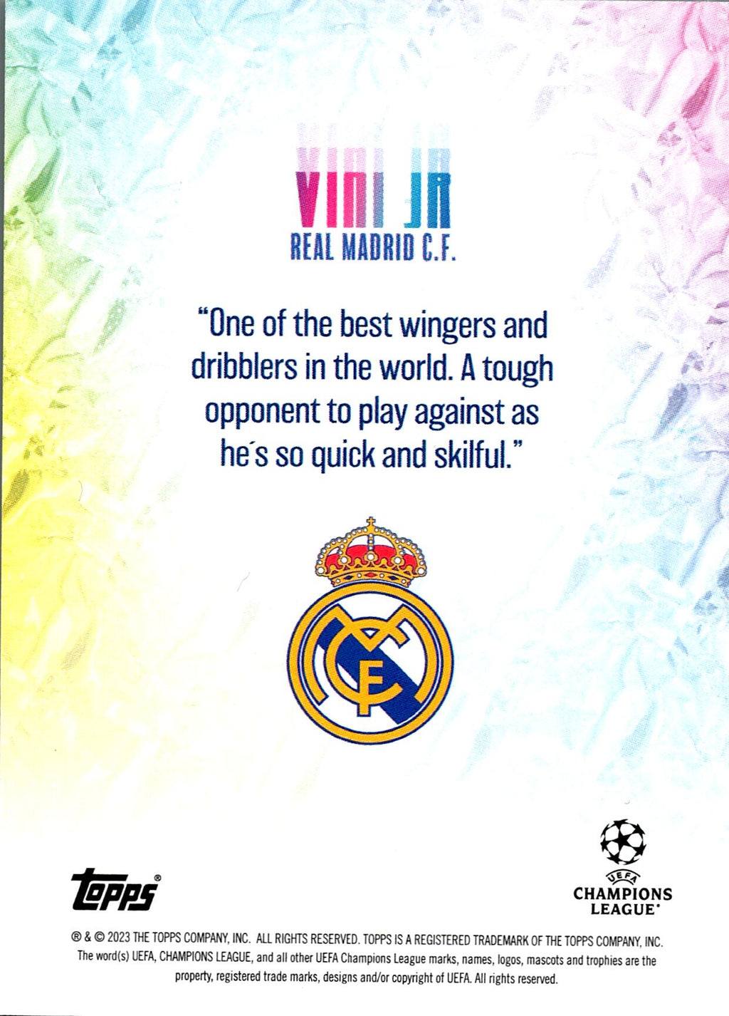 TOPPS UCL 2022/2023 VINI JR.