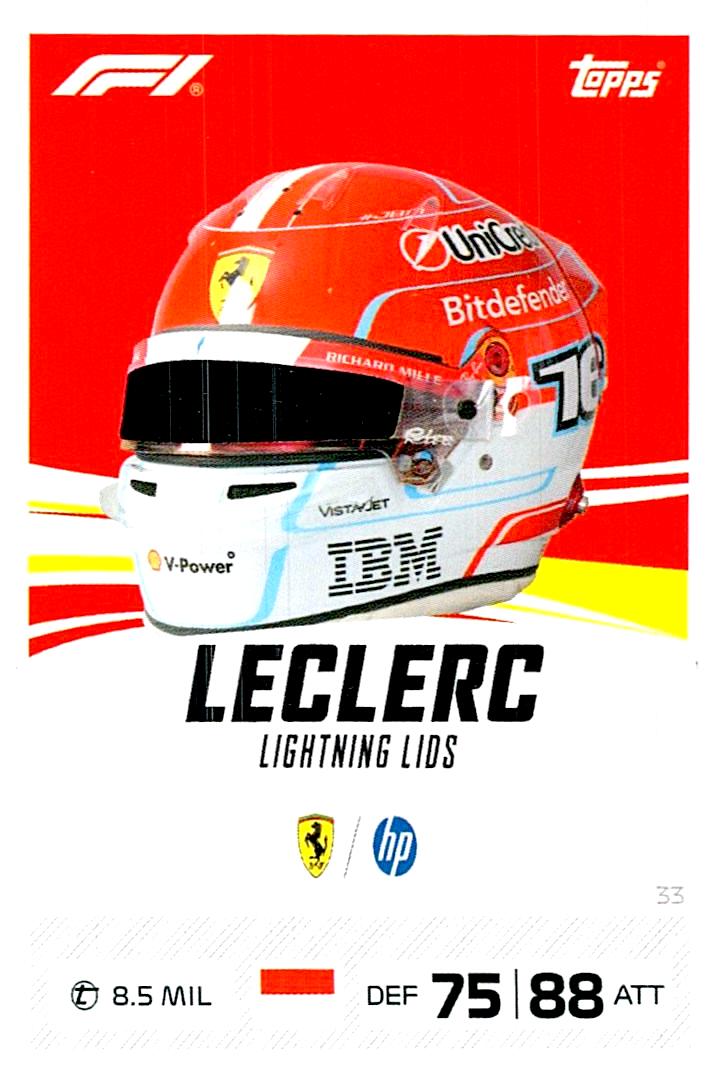 TURBO ATTAX FORMULA 1 2026 CHARLES LECLERC Nº33