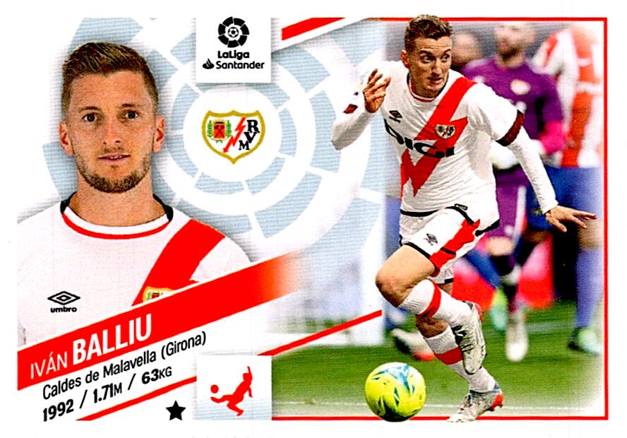 Cromo Liga Este 2022/2023 BALLIU RAYO VALLECANO Nº5A