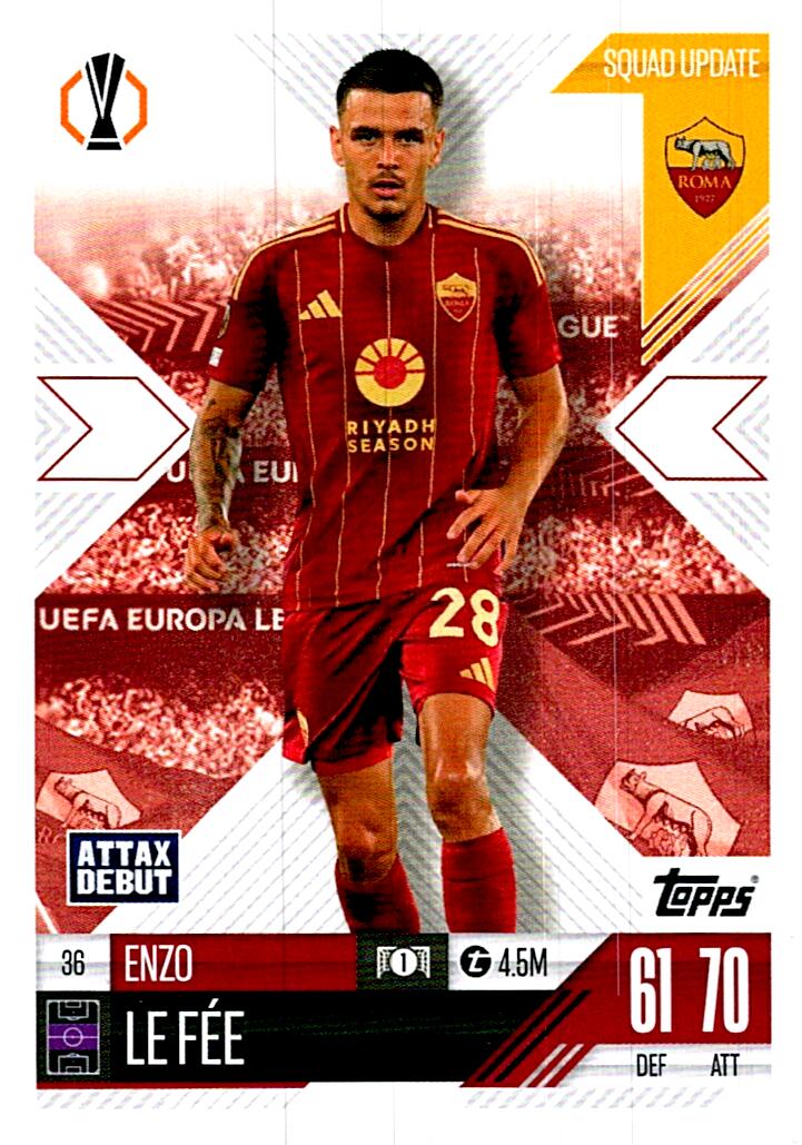 Match Attax Extra 2025 Enzo Le Fée nº36