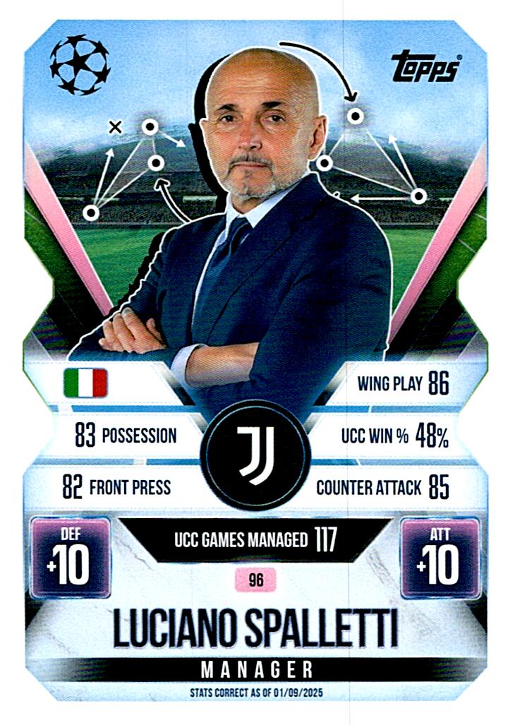 TOPPS MATCH ATTAX EXTRA 2025/26 LUCIANO SPALLETTI Nº96