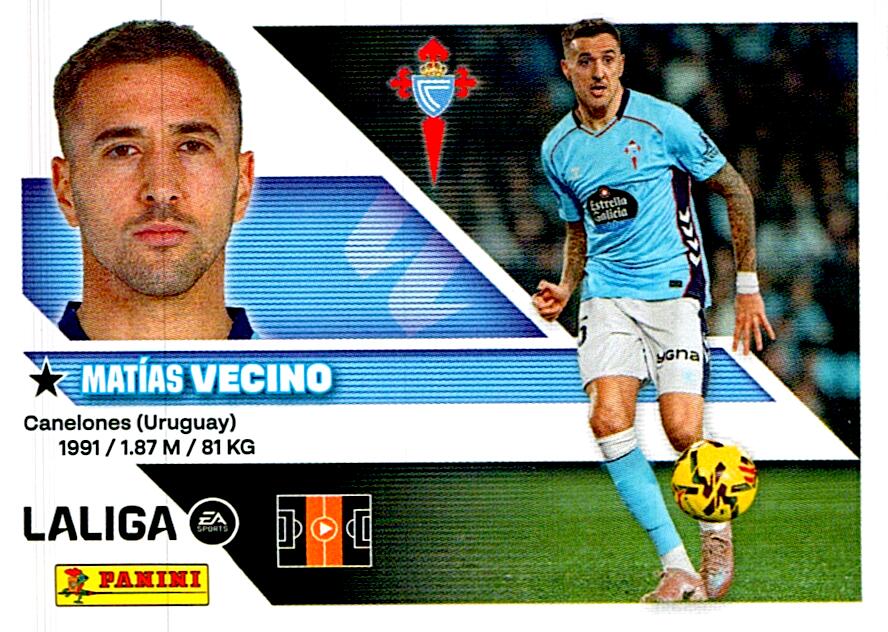 LIGA ESTE 2026/2027 MATIAS VECINO RC CELTA COLOCA Nº14 BIS SEGUNDA EDICION