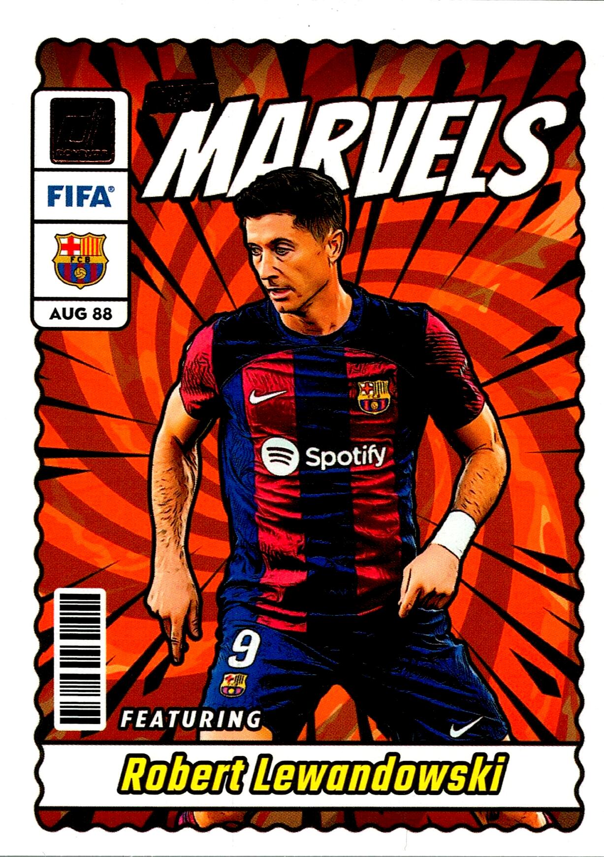 PANINI DONRUSS FIFA 2023/2024 LEWANDOWSKI NET MARVELS Nº19