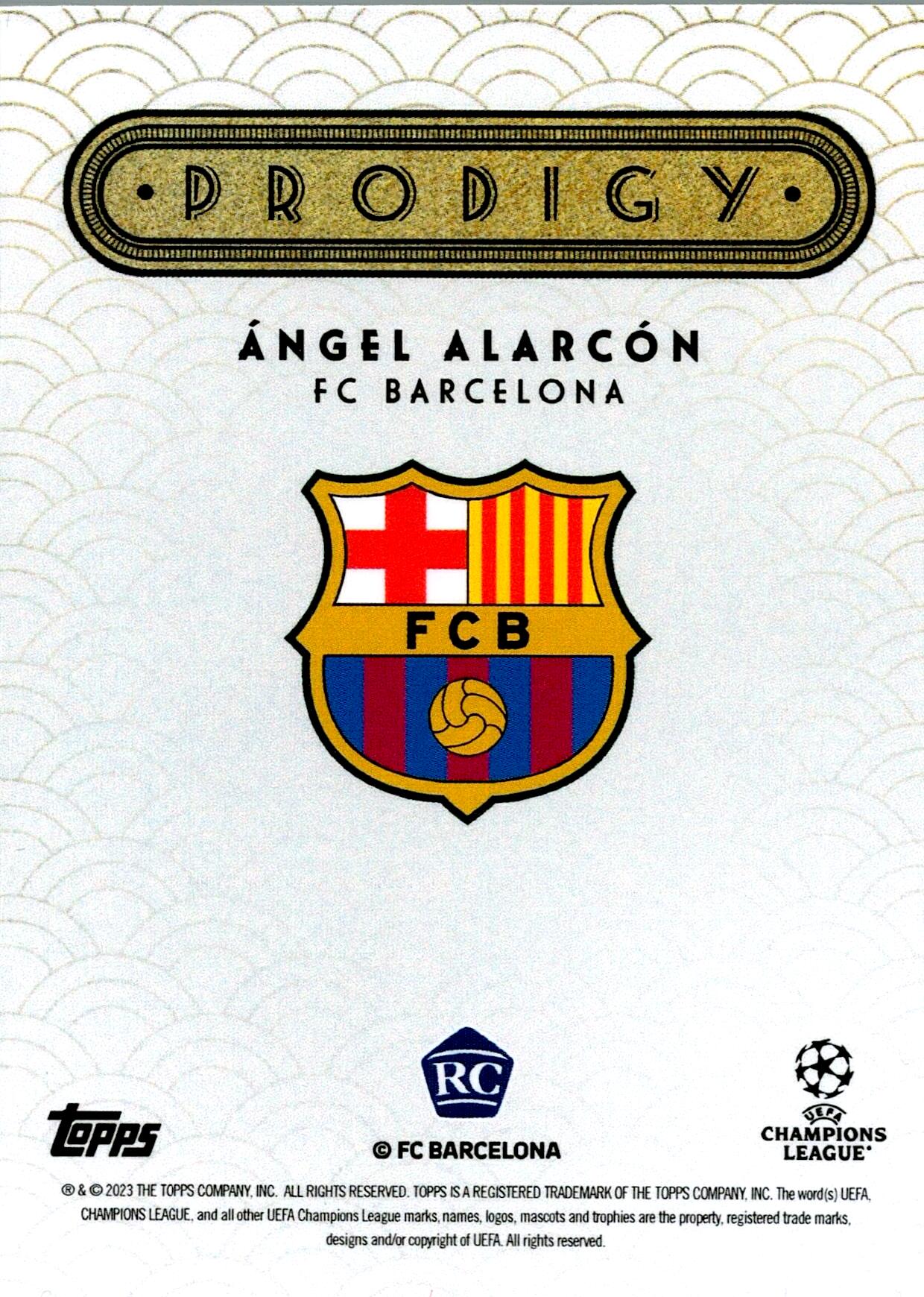 TOPPS DECO 2022/2023 ANGEL ALARCÓN PRODIGY ROOKIE