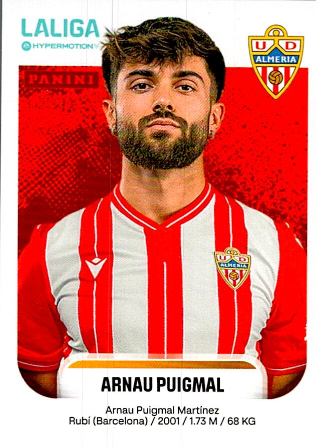LALIGA HYPERMOTION 2025-26 ARNAU PUIGMAL ALMERIA Nº34