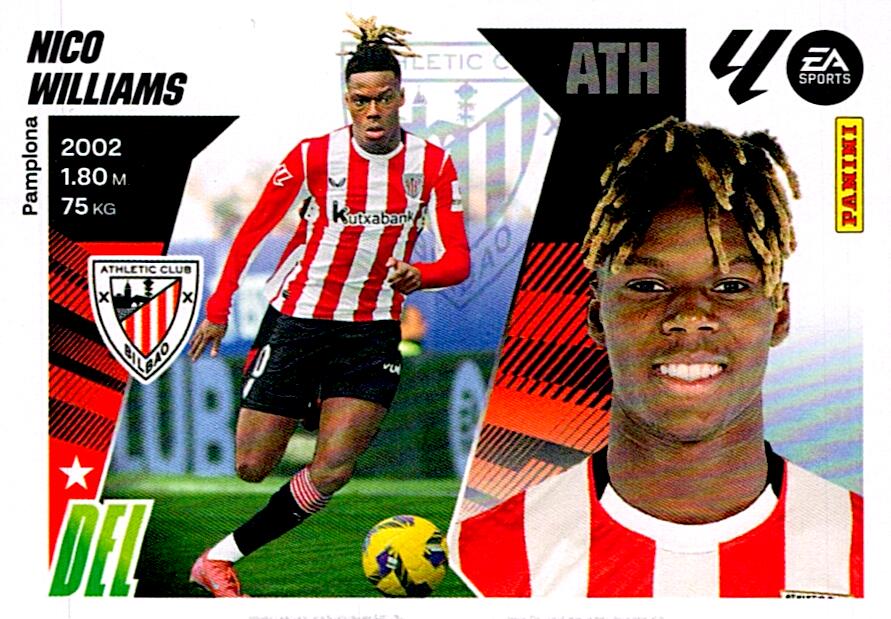 LIGA ESTE 2025/2026 ATHLETIC CLUB NICO WILLIAMS Nº16