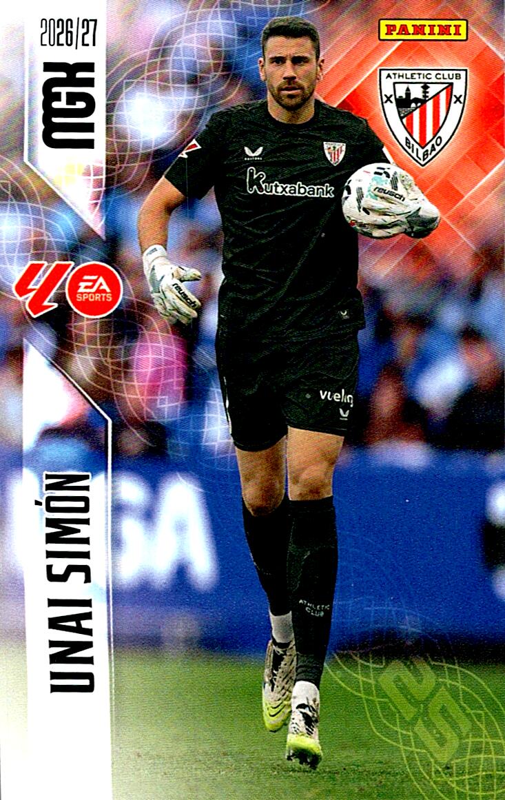 MEGACRACKS 2026/2027 UNAI SIMÓN ATHLETIC CLUB  Nº38