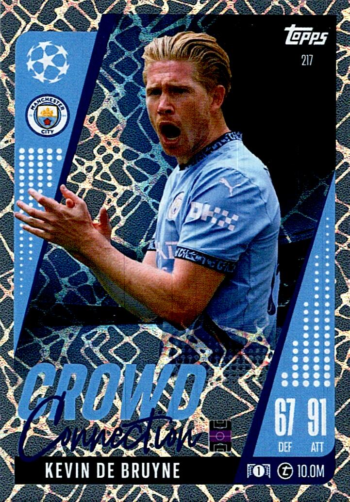 Match Attax Extra 2025 Kevin De Bruyne Crowd Connection nº217
