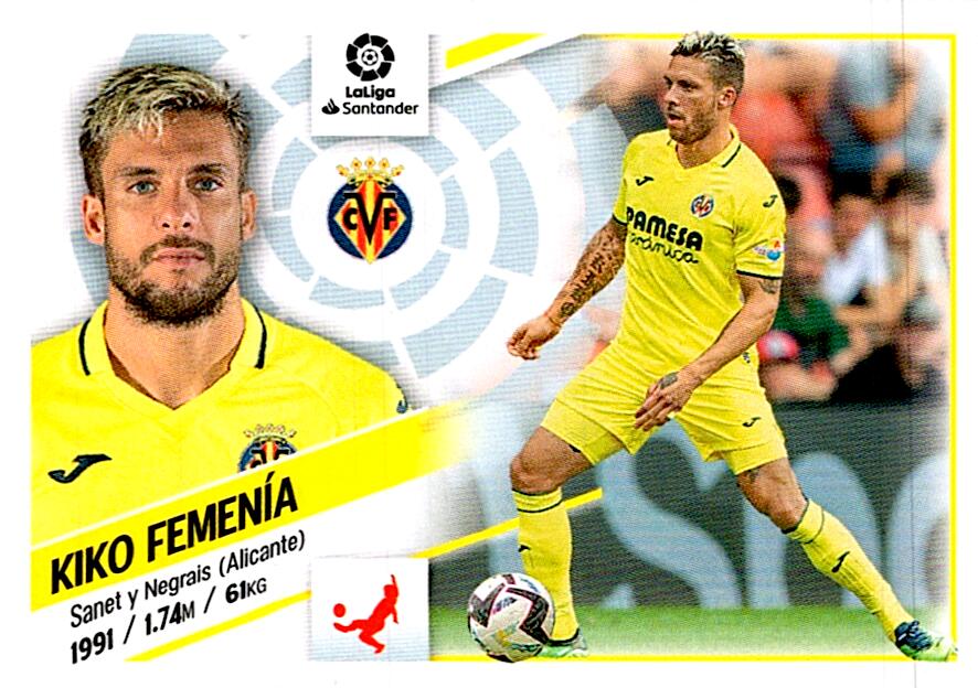 Cromo Liga Este 2022/2023 KIKO FEMENIA ULTIMO FICHAJE Nº39 TERCERA EDICION
