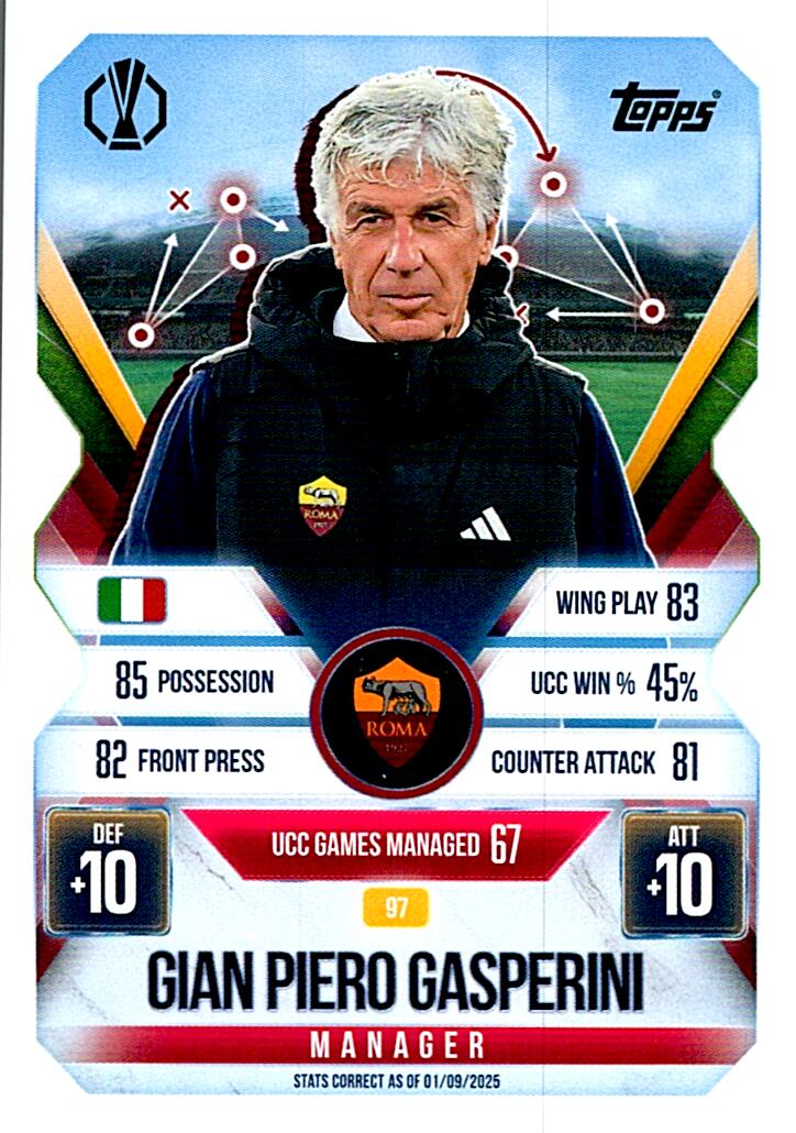 TOPPS MATCH ATTAX EXTRA 2025/26 GIAN PIERO GASPERINI Nº97