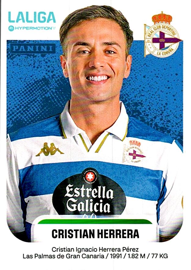 LALIGA HYPERMOTION 2025-26 CHRISTIAN HERRERA DEPORTIVO DE LA CORUÑA Nº189A