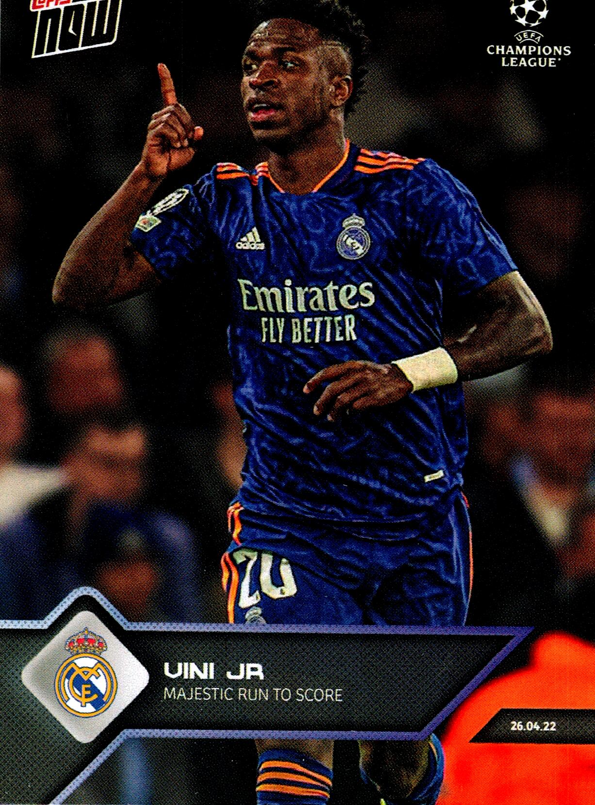 TOPPS NOW 2022 VINI JR Nº146