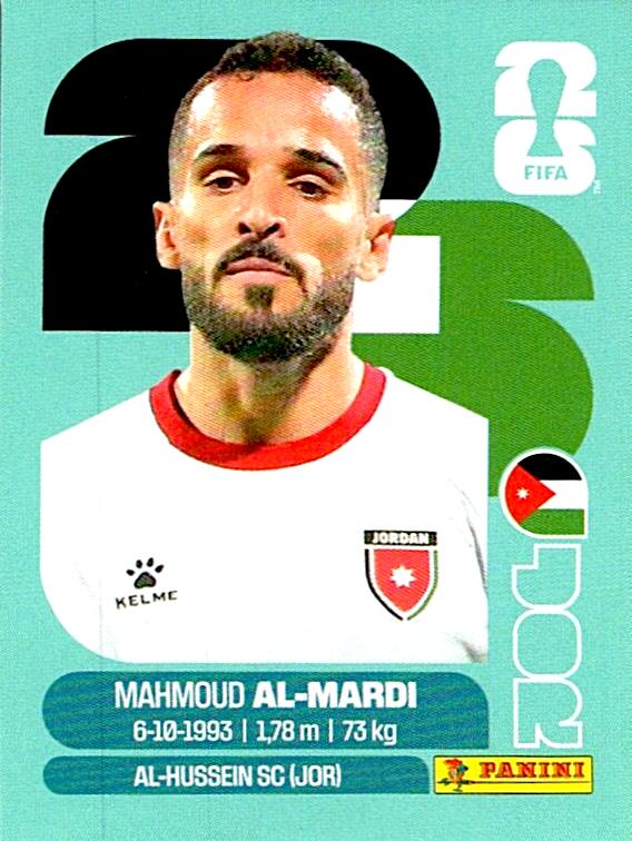 STICKERS FIFA WORLD CUP 2026 MAHMOUD AL-MARDI NºJOR 17