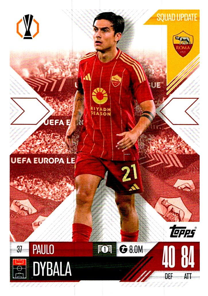 Match Attax Extra 2025 Paulo Dybala nº37