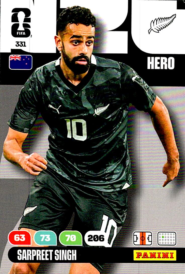 ADRENALYN WORLD CUP 2026 SARPREET SINGH NEW ZEALAND Nº331