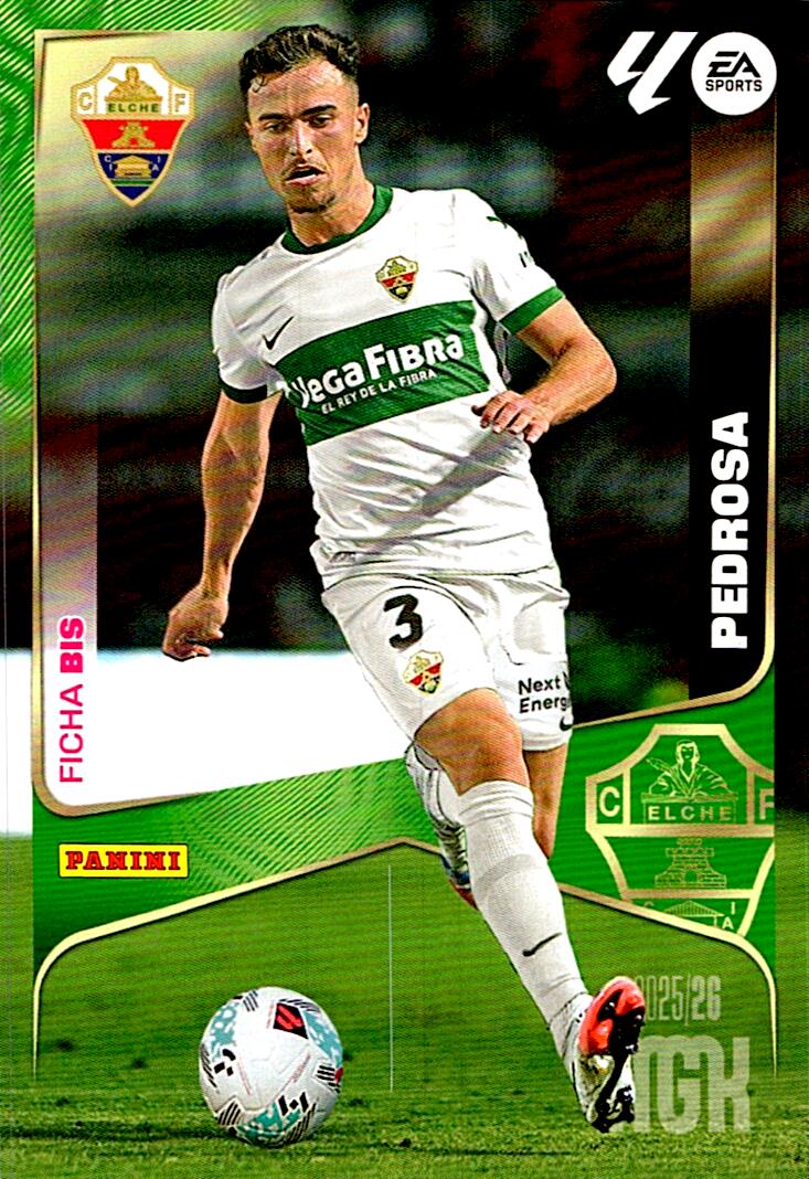 MEGACRACKS 2025/2026 PEDROSA ELCHE CF Nº135BIS TERCERA EDICION