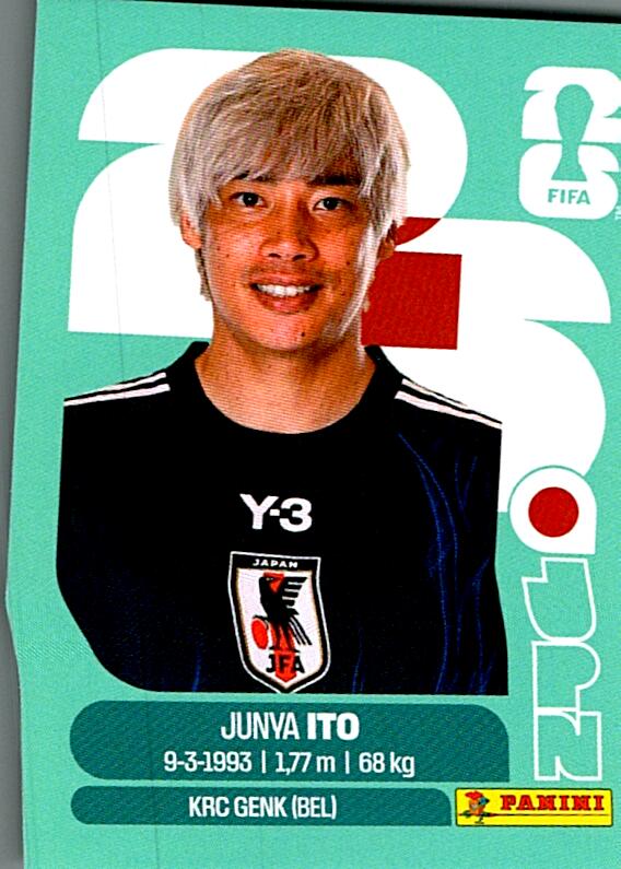 STICKERS FIFA WORLD CUP 2026 JUNYA ITO NºJPN 18
