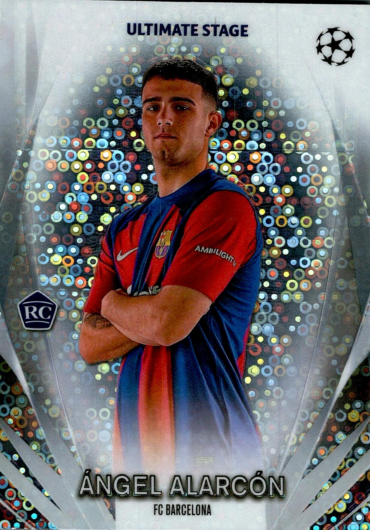 TOPPS UEFA CHAMPIONS LEAGUE 2023/2024 ANGEL ALARCÓN ULTIMATE STAGE NºUSC-17 ROOKIE