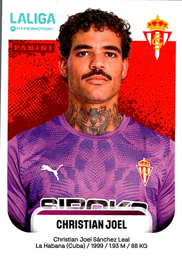 LALIGA HYPERMOTION 2025-26 CHRISTIAN JOEL SPORTING Nº366