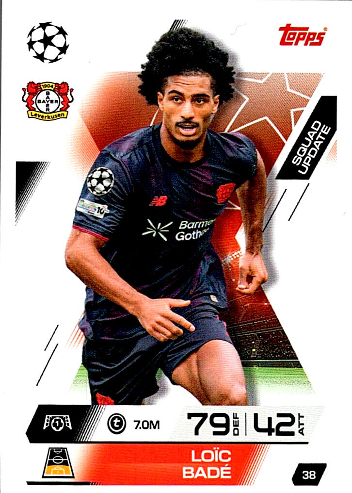 TOPPS MATCH ATTAX EXTRA 2025/26 LOÏC BADE Nº38