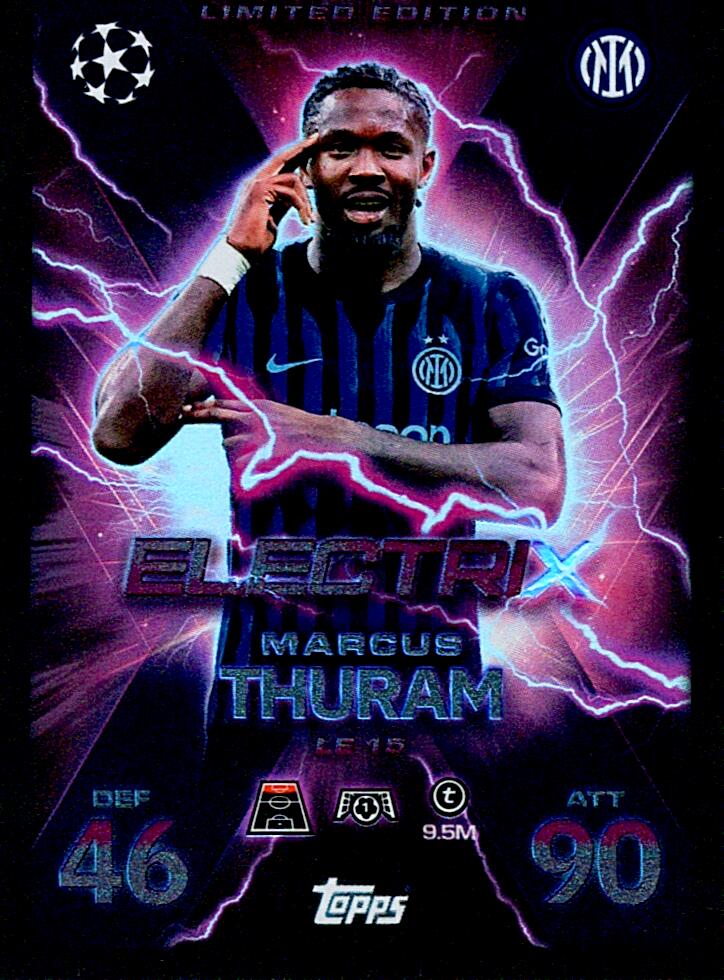 TOPPS MATCH ATTAX EXTRA 2025/26 MARCUS THURAM LIMITED EDITION NºLE15