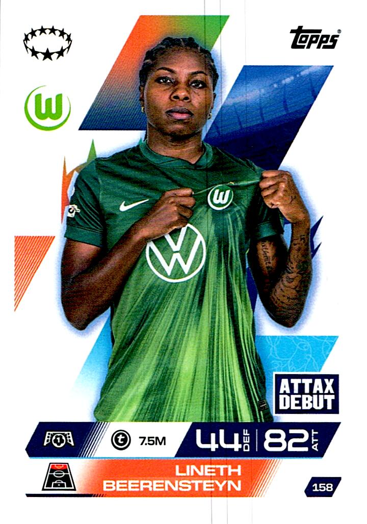 TOPPS MATCH ATTAX EXTRA 2025/26 LINETH BEERENSTEYN Nº158