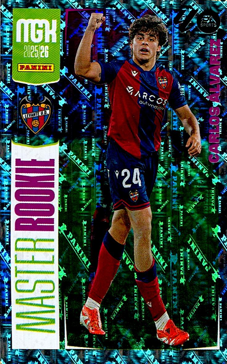 MEGACRACKS 2025/2026 CARLOS ALVAREZ MASTER ROOKIE Nº407