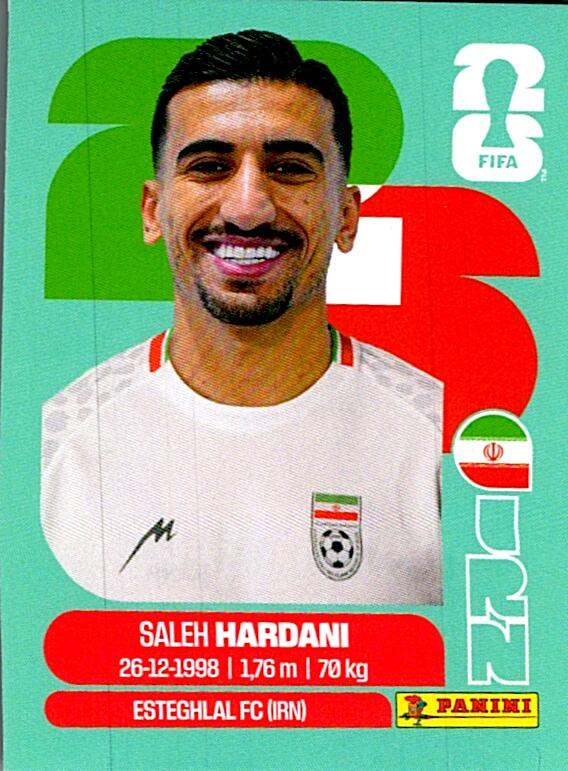 STICKERS FIFA WORLD CUP 2026 SALEH HARDANI NºIRN 10