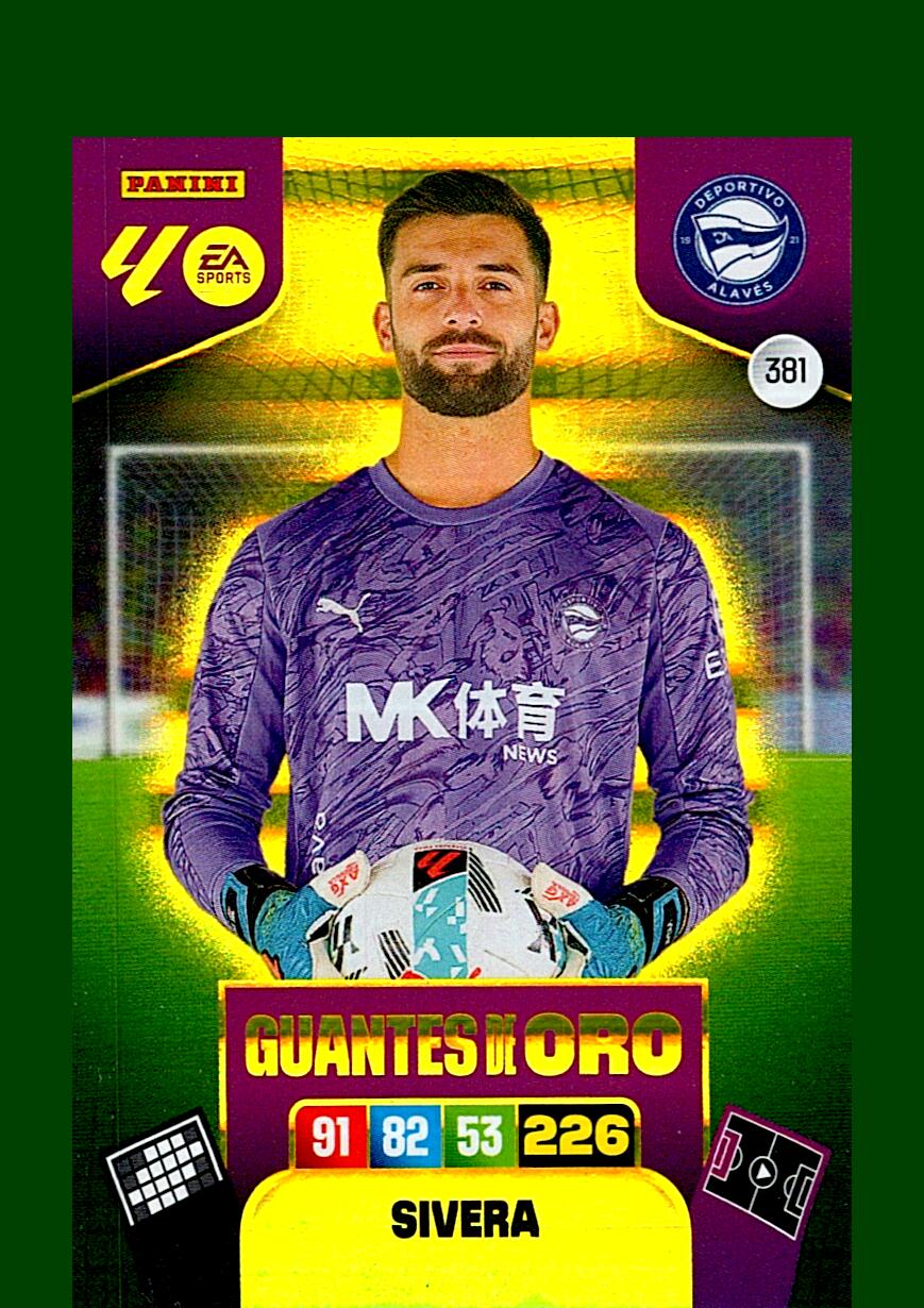 ADRENALYN LA LIGA 2025/2026 SIVERA GUANTE DE ORO Nº381