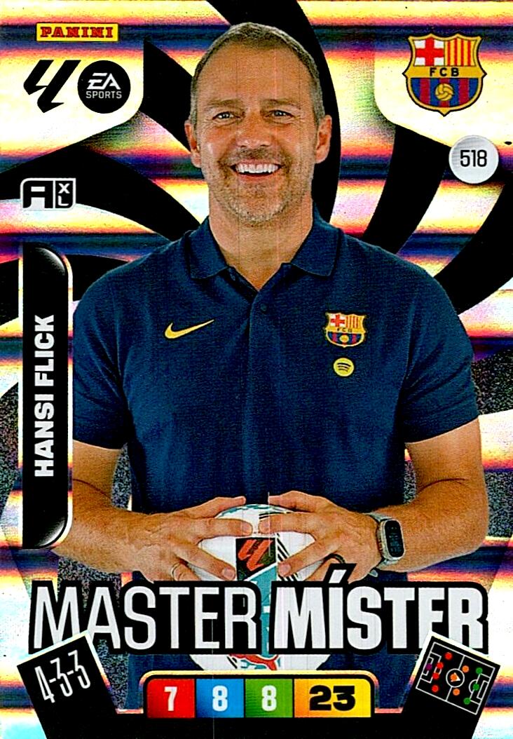 ADRENALYN LA LIGA 2025/2026 HANSI FLICK MASTER MISTER Nº518